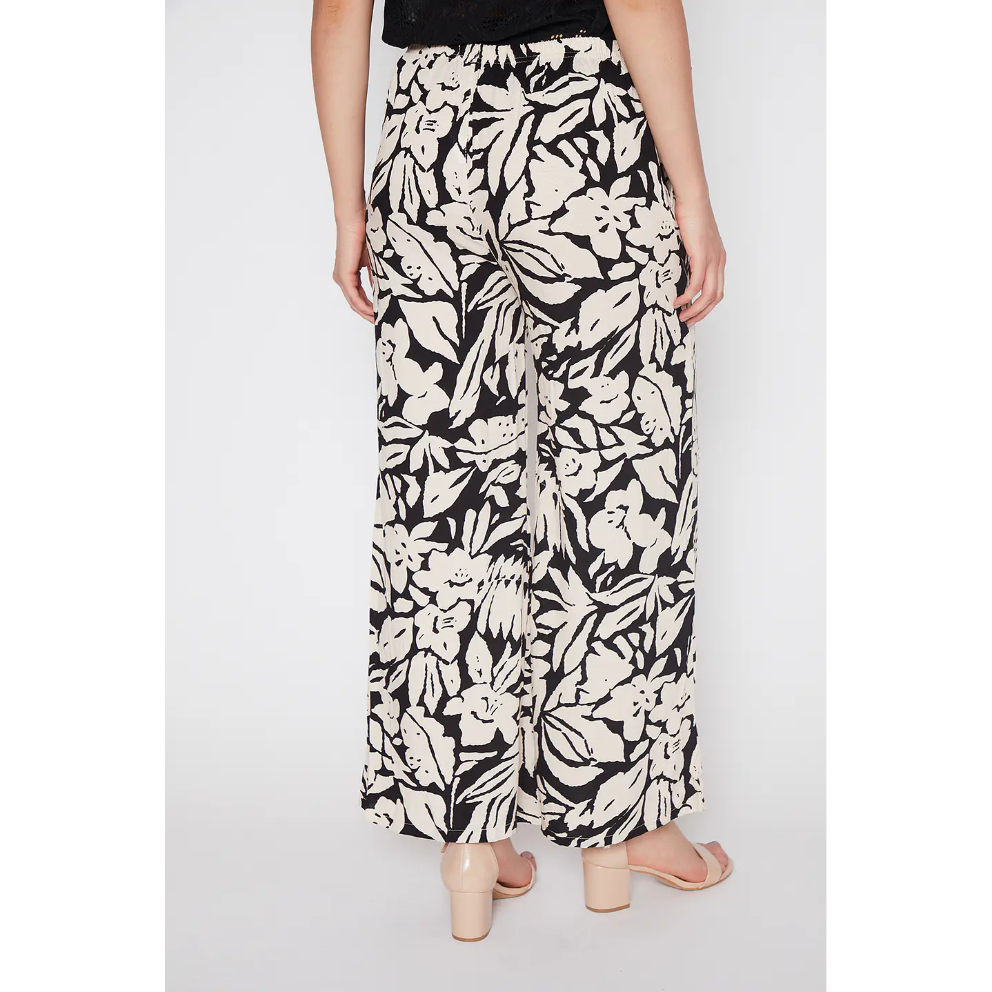 Pantalón Mujer Basta Ancha Blanco Familyshop 3