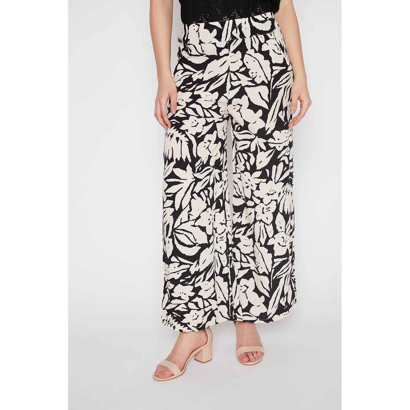 Pantalón Mujer Basta Ancha Blanco Familyshop 1