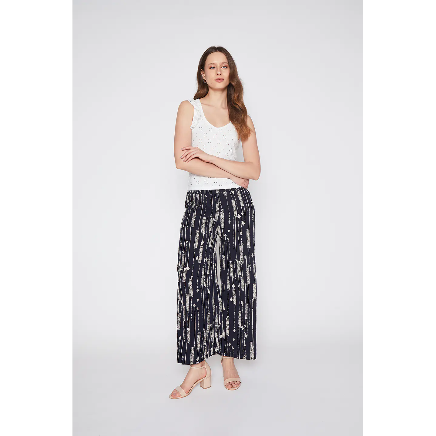 Pantalón Mujer Bamboo Print Negro Familyshop 2
