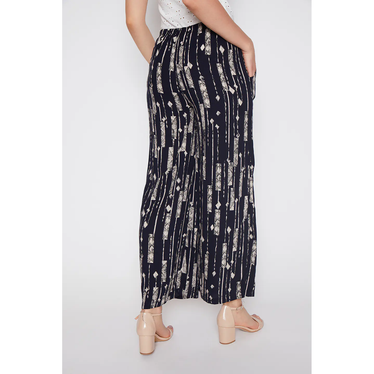 Pantalón Mujer Bamboo Print Negro Familyshop 3