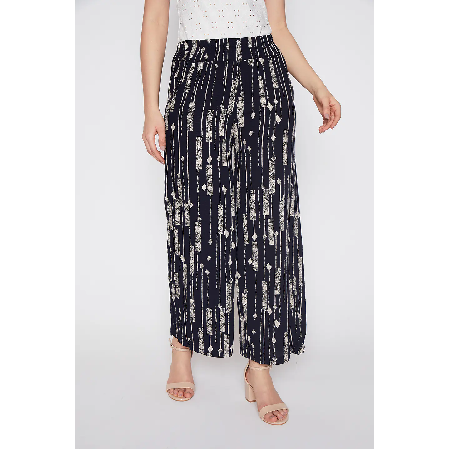Pantalón Mujer Bamboo Print Negro Familyshop 1
