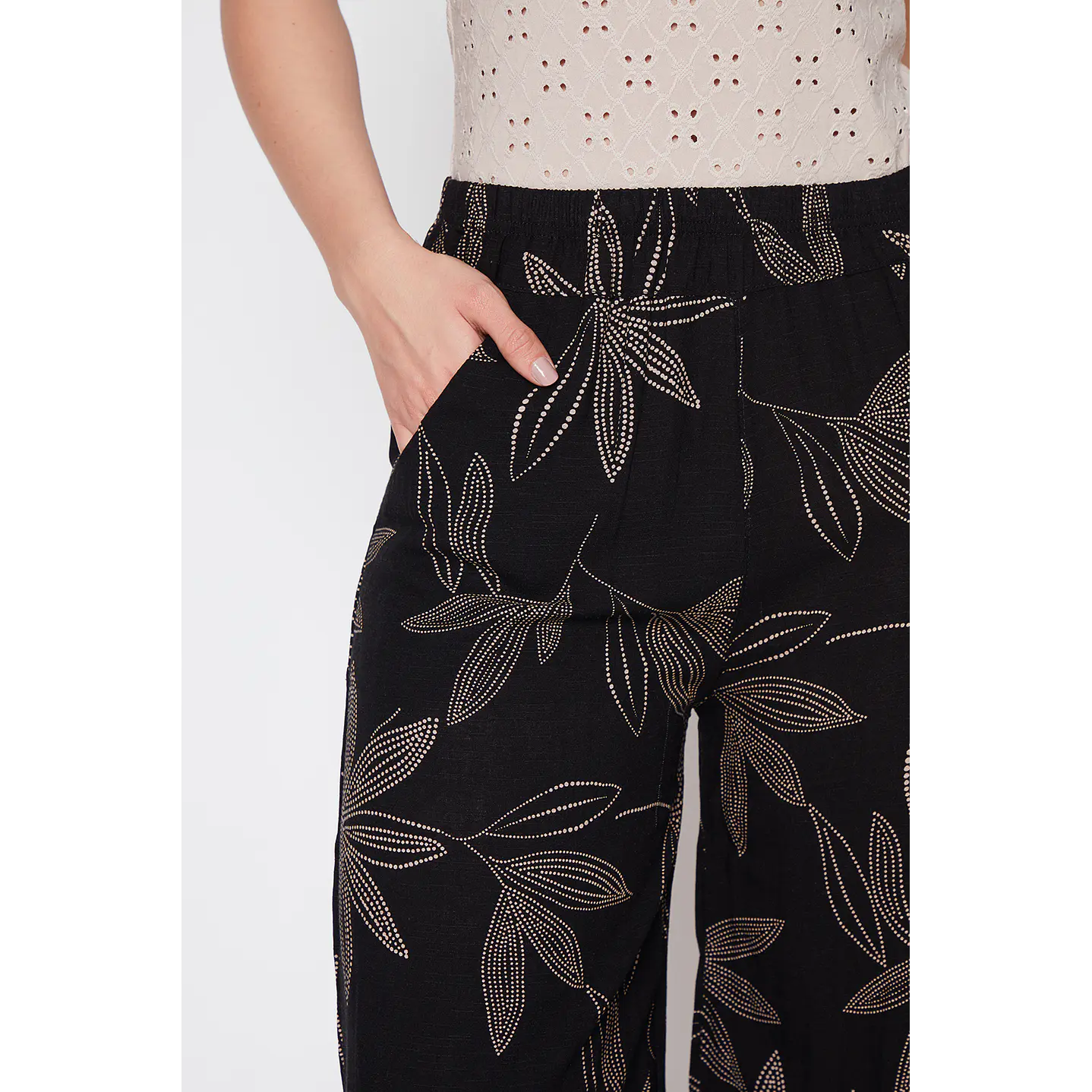 Pantalón Mujer Bamboo Negro Familyshop 4