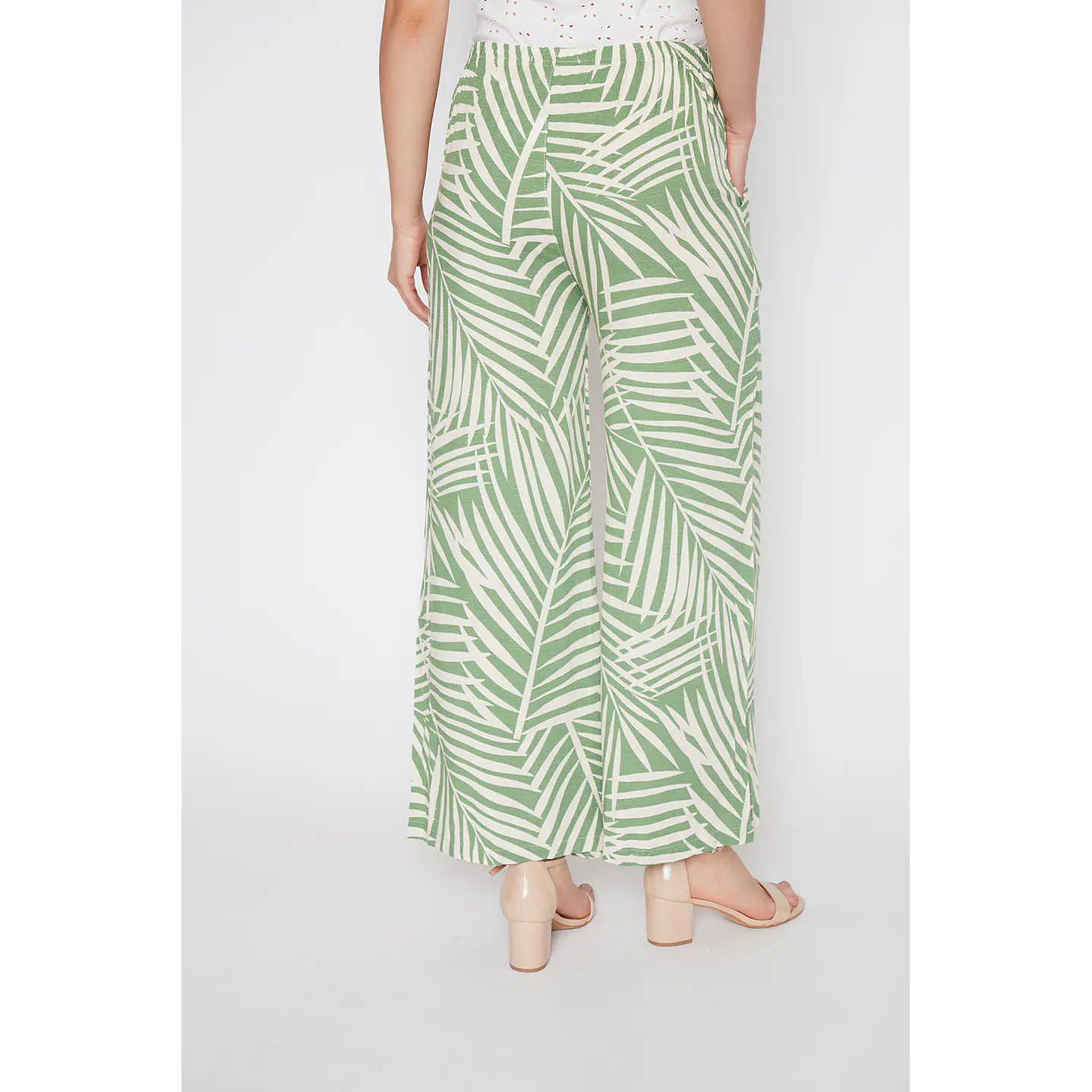 Pantalón Mujer Bamboo Print Verde Familyshop 3