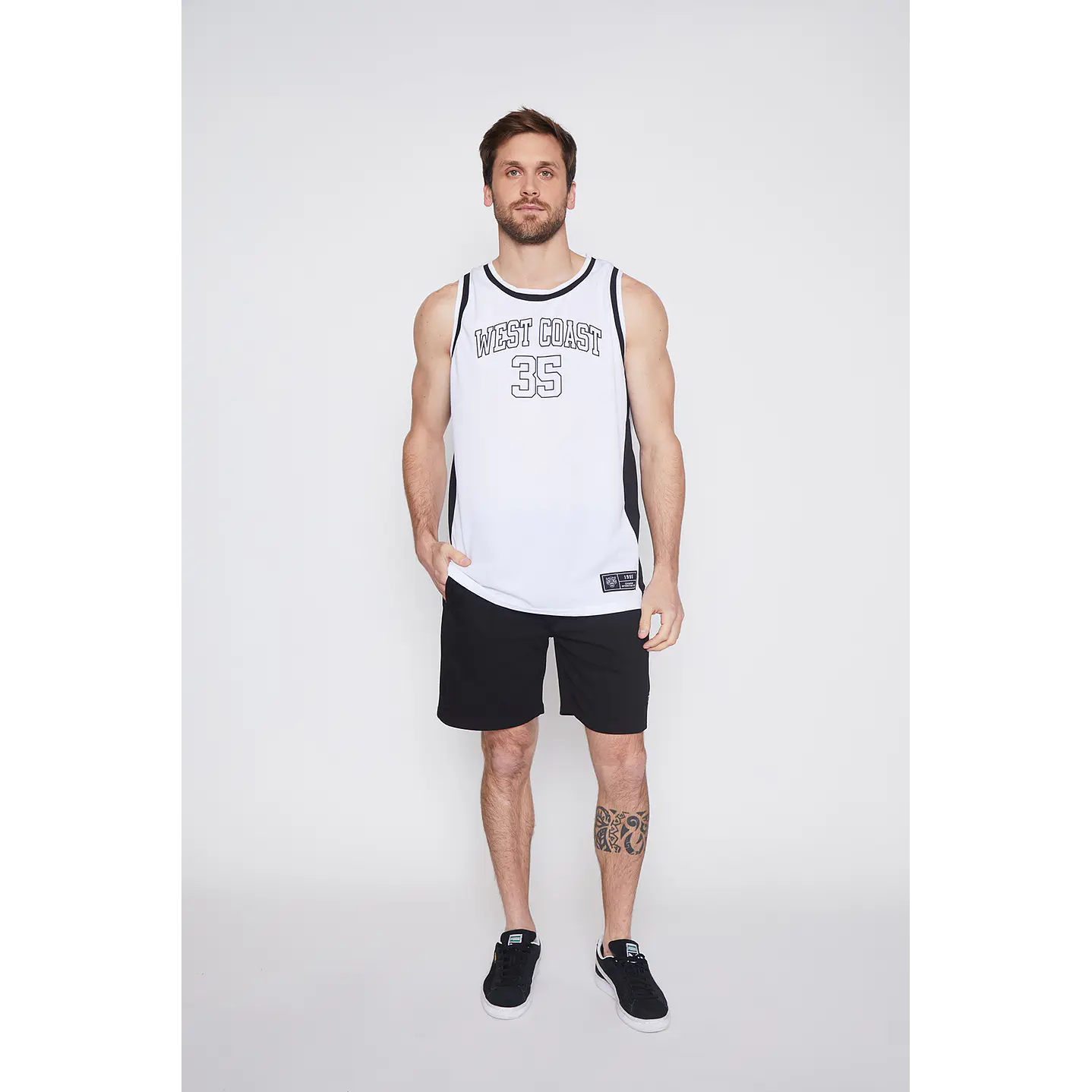 Bermuda Hombre Dist Basic Negro Familyshop 2