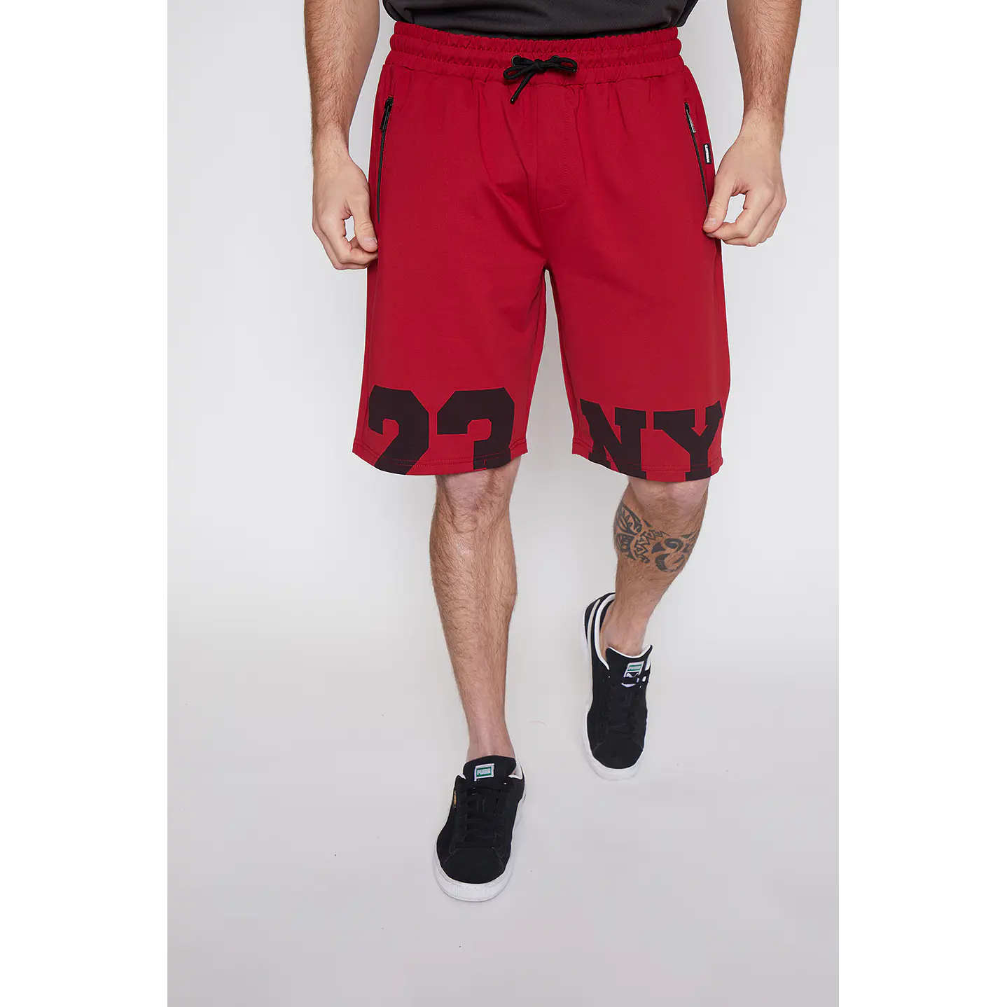 Bermuda Hombre Piernas Rojo Familyshop 1