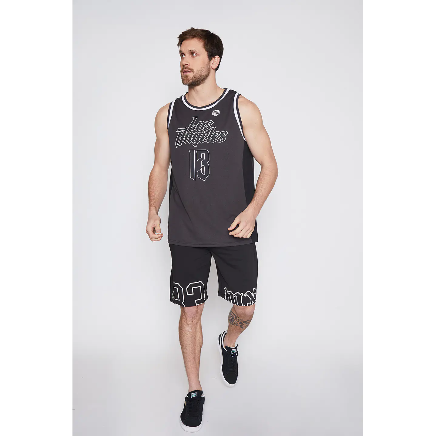 Bermuda Hombre Piernas Negro Familyshop 2