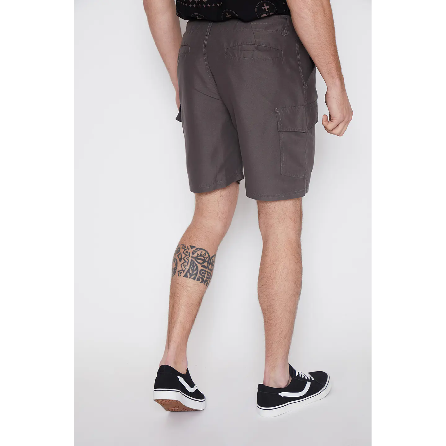 Bermuda Hombre Cargo Delgado Gris Familyshop 3
