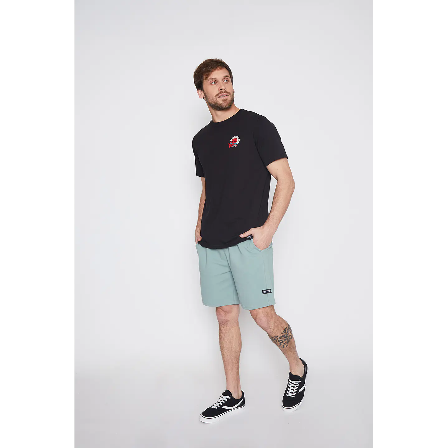 Bermuda Hombre Basic Verde Familyshop 2