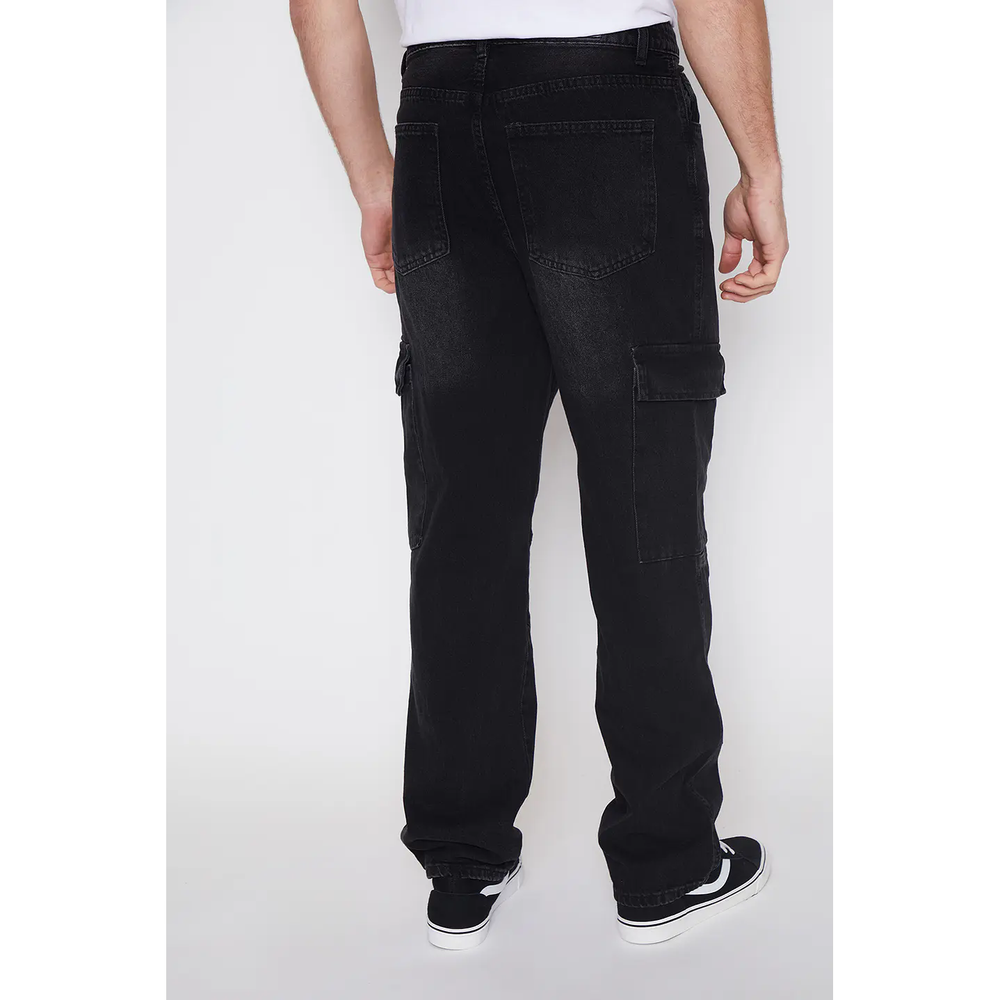 Jeans Hombre Cargo Negro Familyshop 3