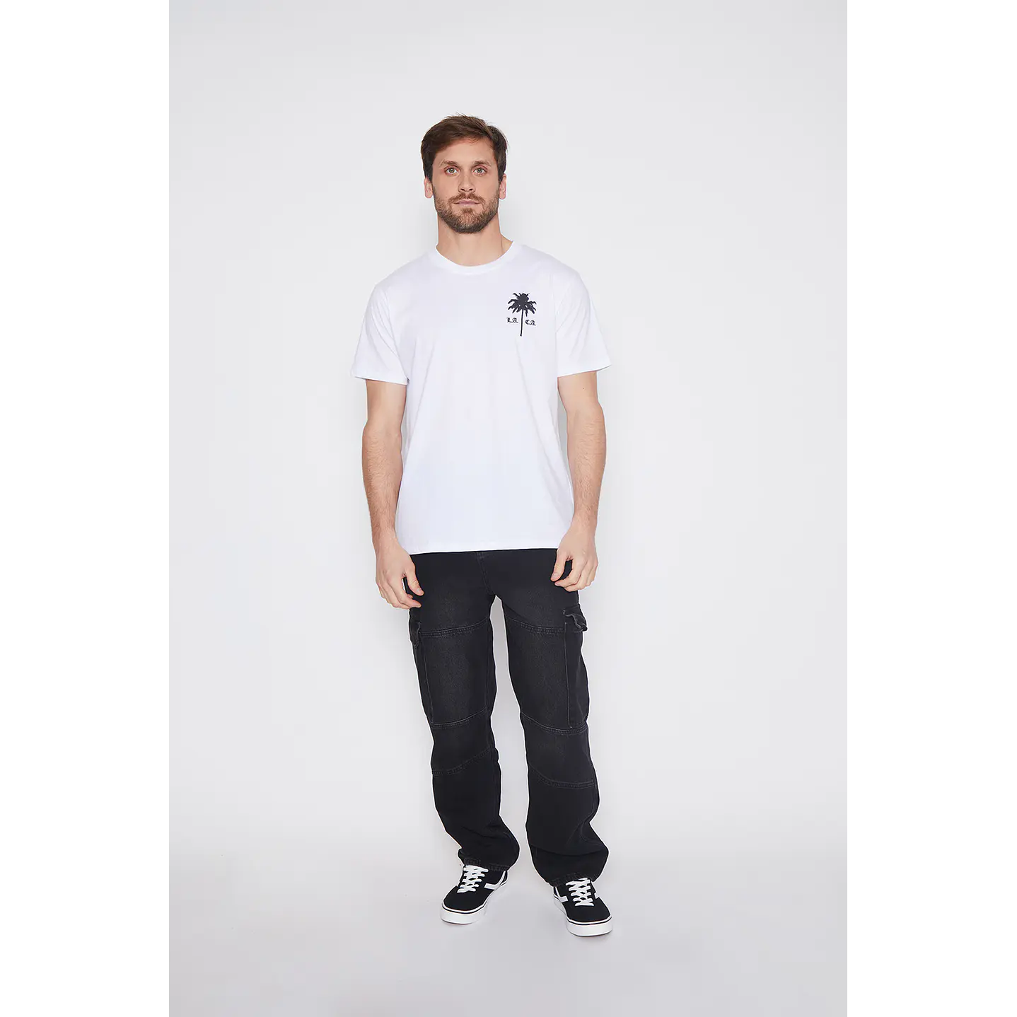 Polera Hombre Gotic Blanco Familyshop 2