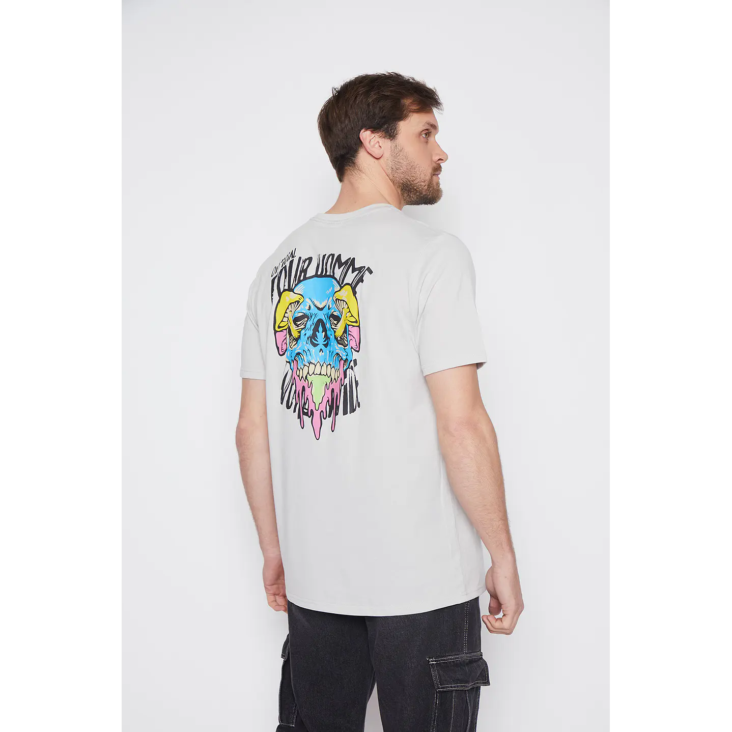 Polera Hombre Hand Gris Familyshop 3