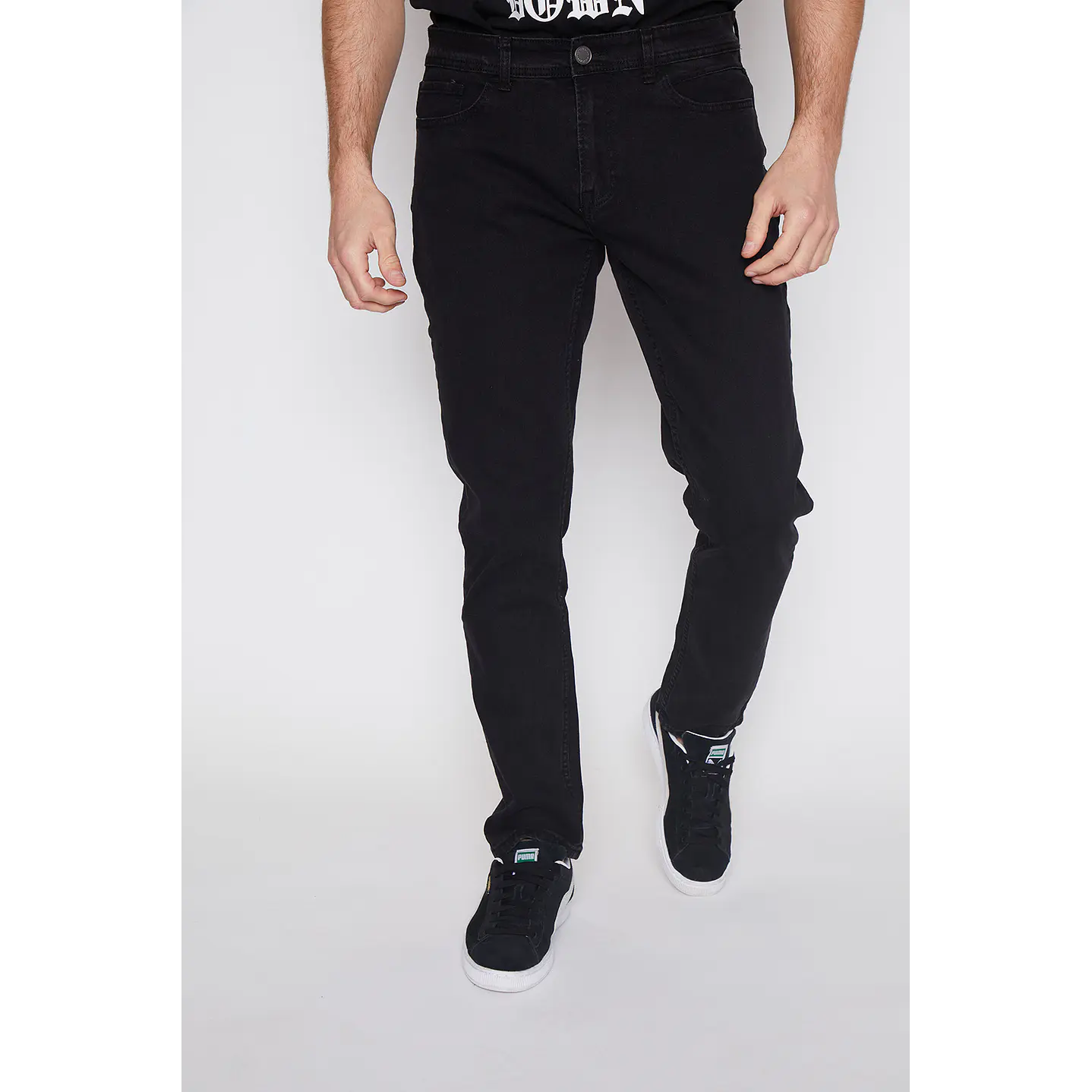 Jeans Hombre Slim Fit Negro Familyshop 1
