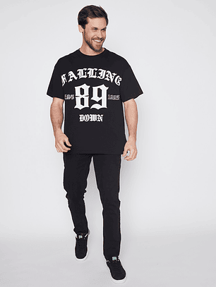 Jeans Hombre Slim Fit Negro Familyshop