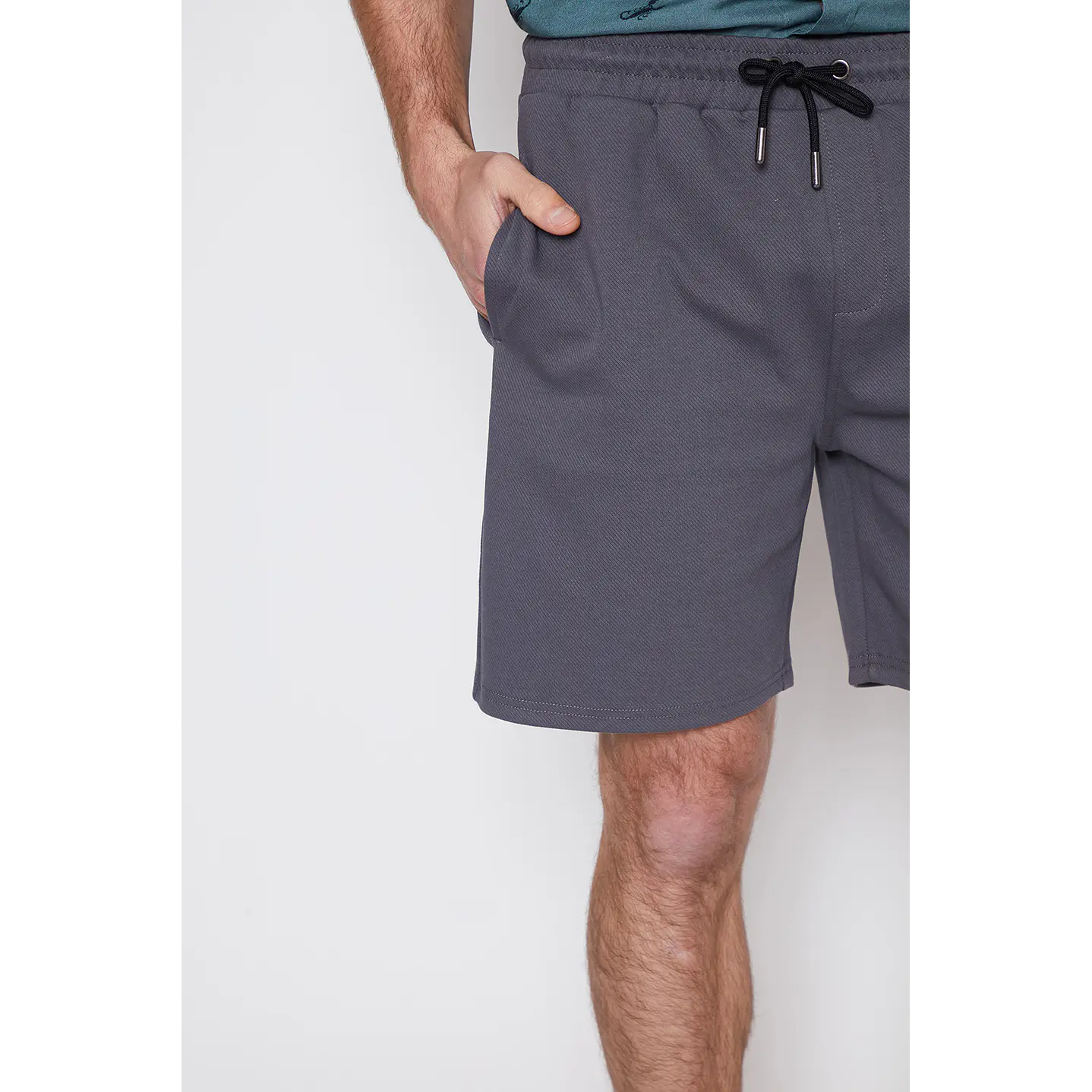 Bermuda Hombre Basic Gris Familyshop 4