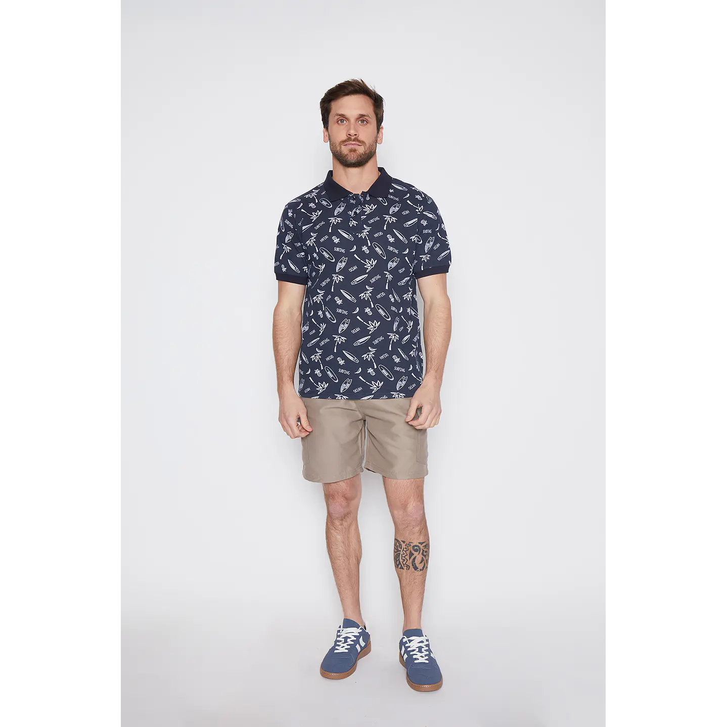 Bermuda Hombre Cargo Caqui Familyshop 3
