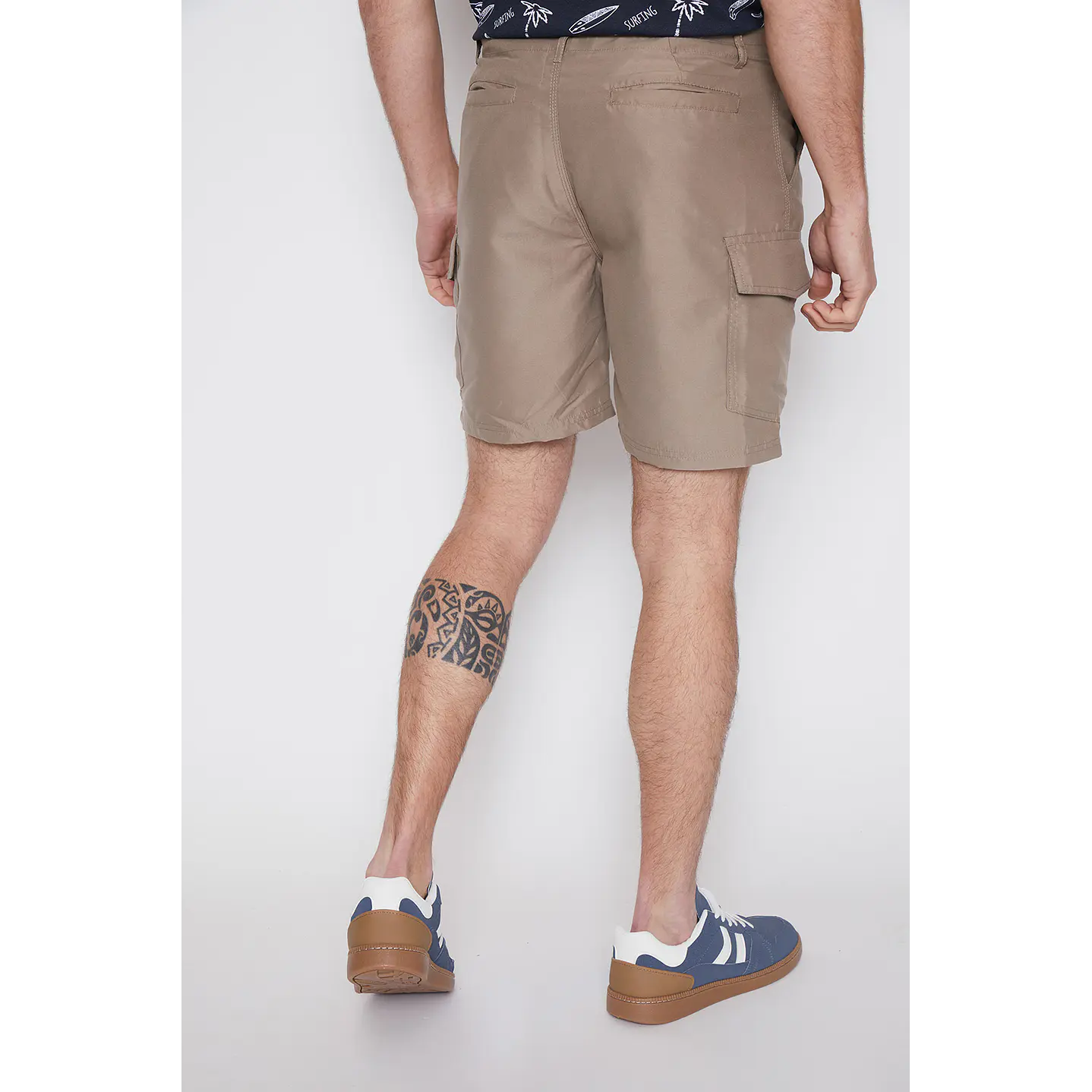 Bermuda Hombre Cargo Caqui Familyshop 4