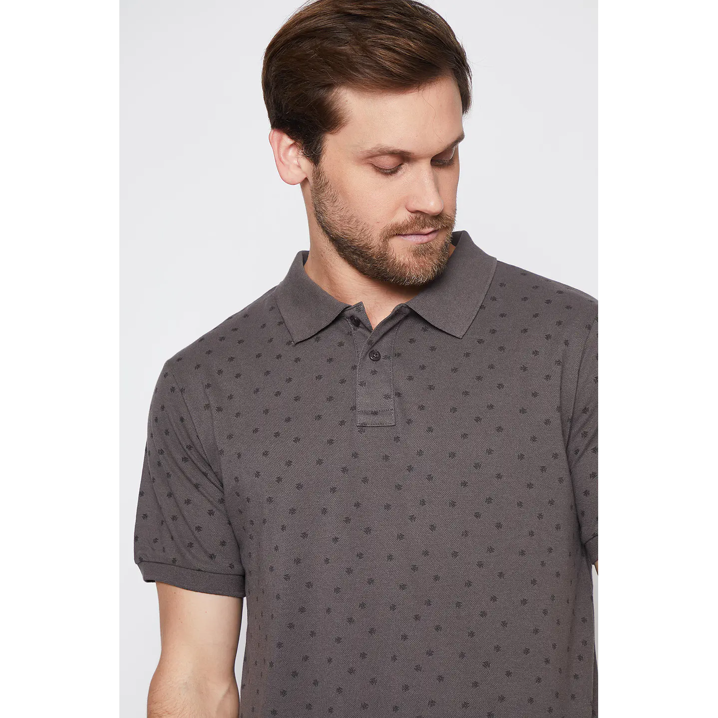 Polera Hombre Full Rapport Gris Familyshop 4