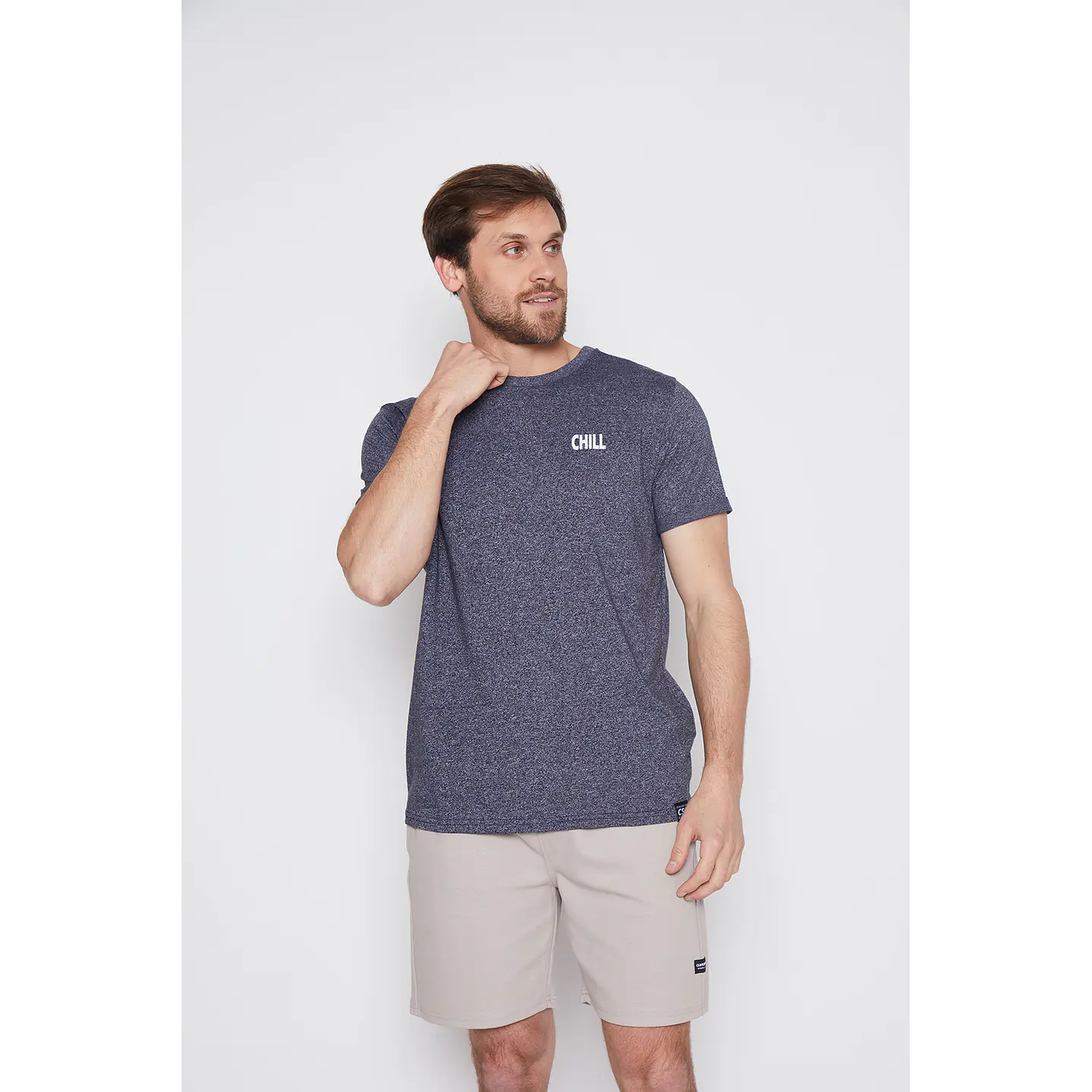 Polera Hombre Melange Chill Gris Familyshop 3