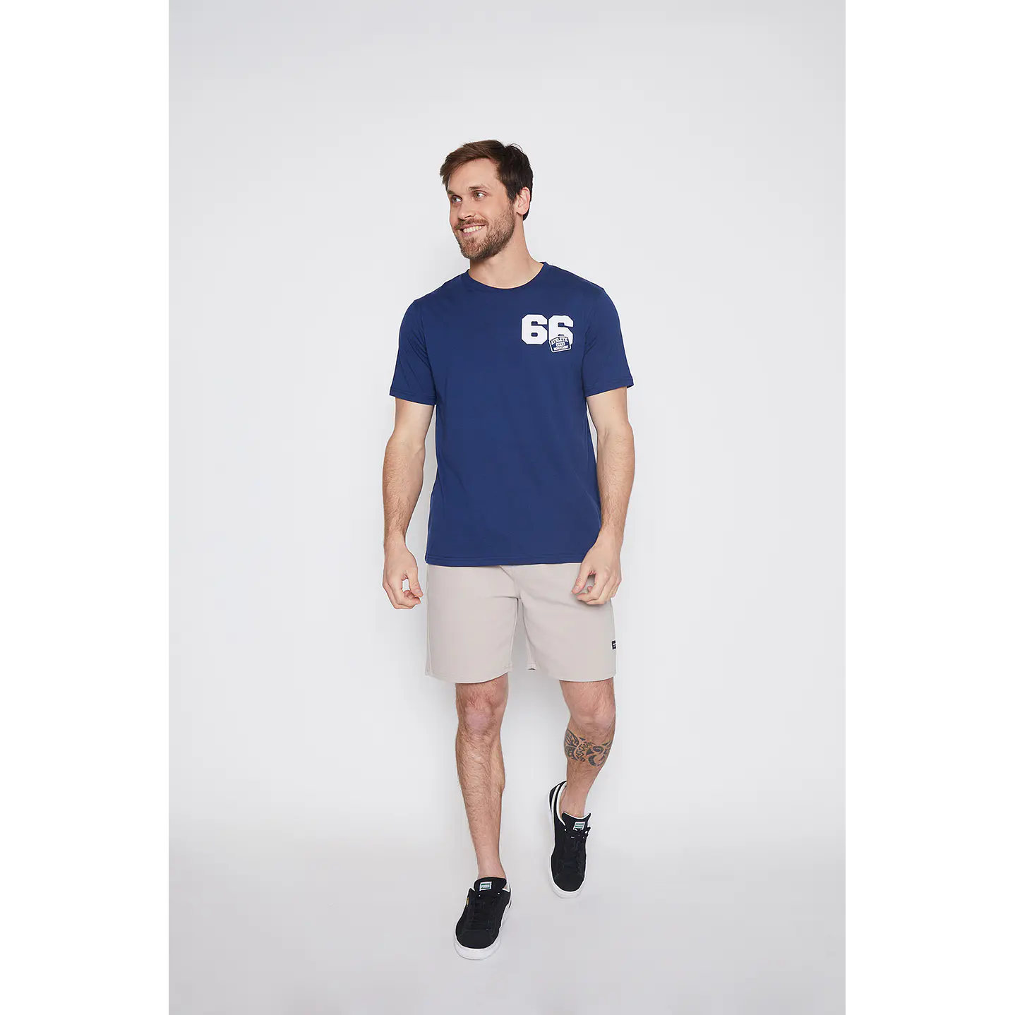 Polera Hombre Varsity Azul Familyshop 2
