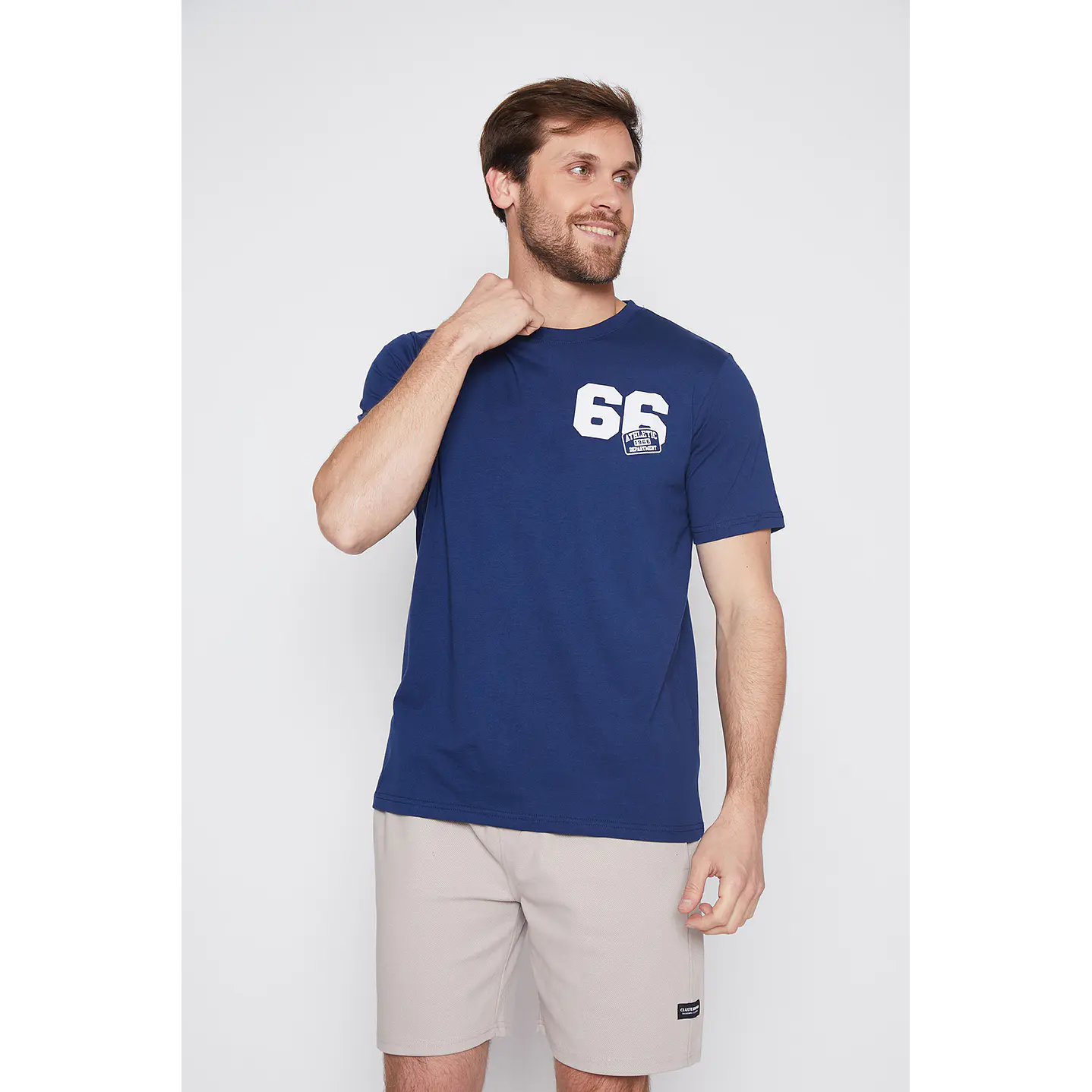 Polera Hombre Varsity Azul Familyshop 1