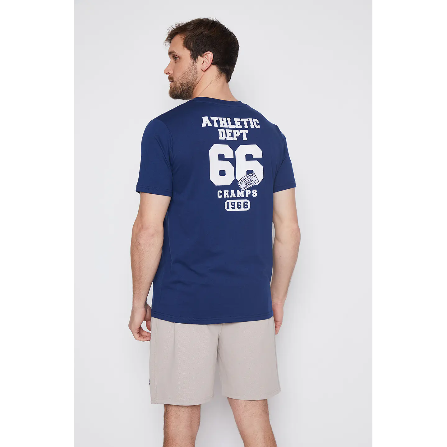 Polera Hombre Varsity Azul Familyshop 3