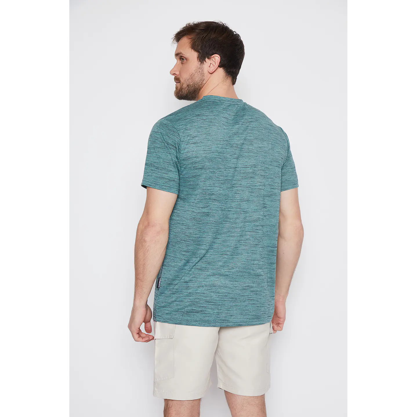 Polera Hombre Manga Corta Beige Familyshop 2