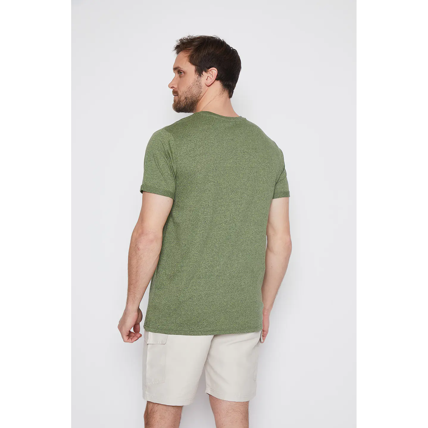 Polera Hombre Melange Basic Verde Familyshop 3