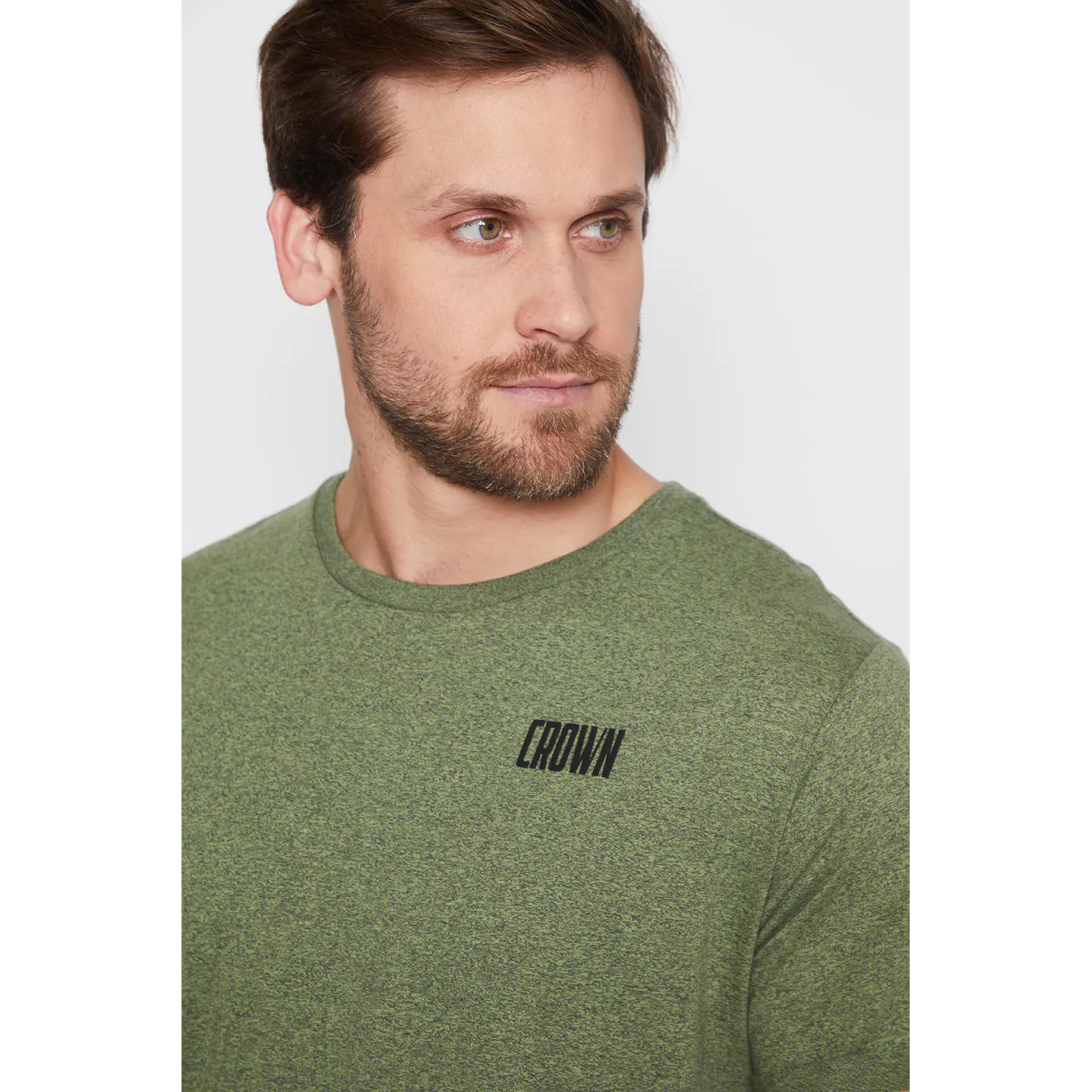 Polera Hombre Melange Basic Verde Familyshop 4