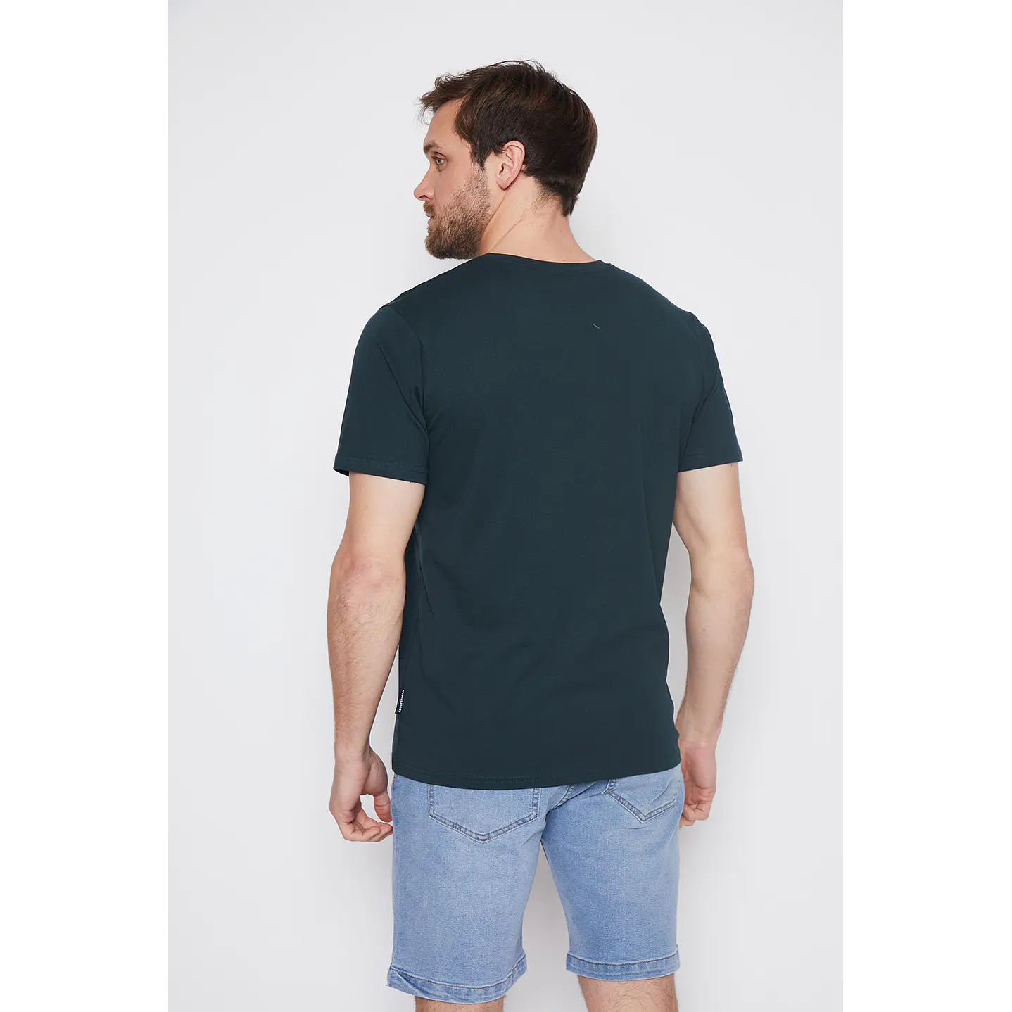 Polera Hombre Cuello V Verde Familyshop 3