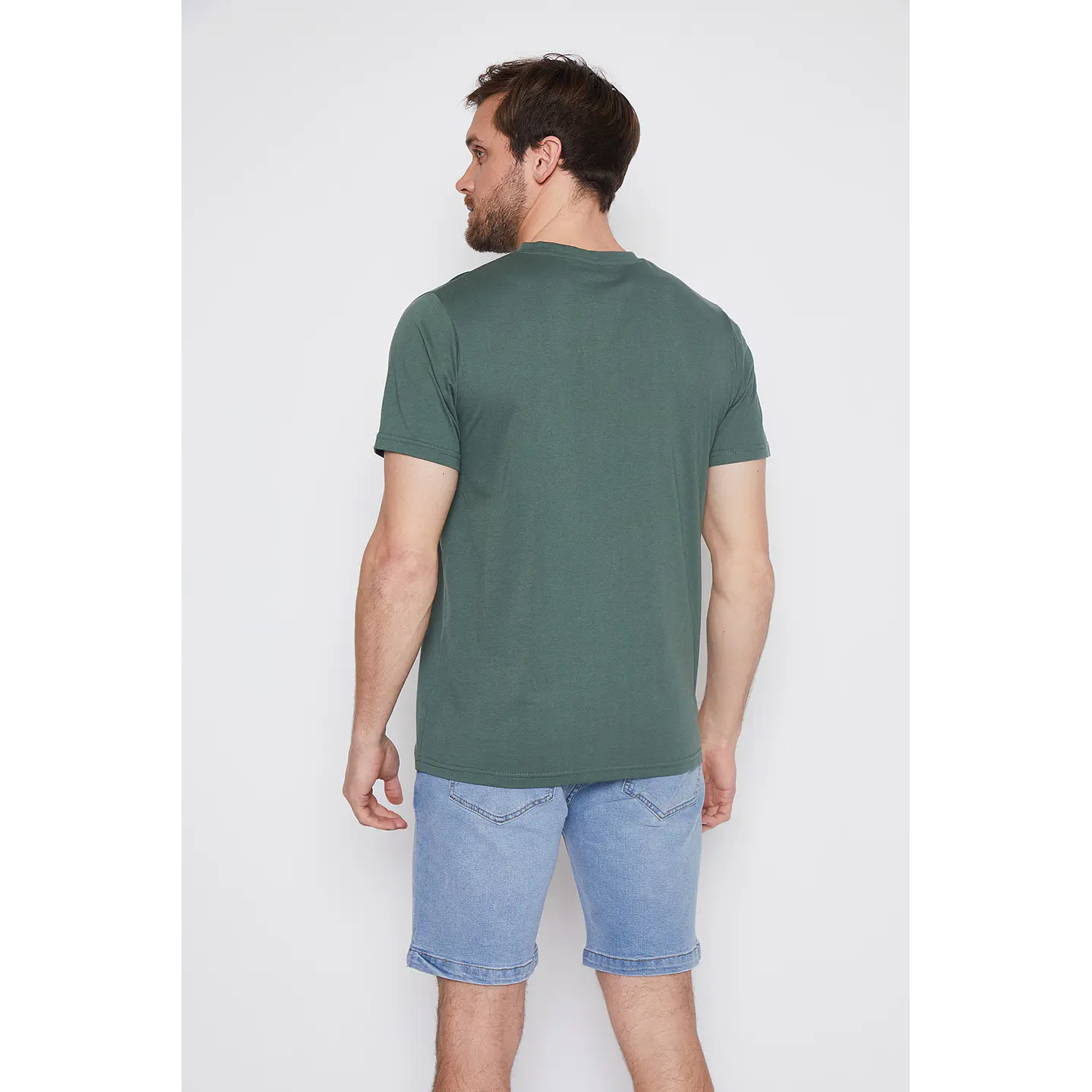 Polera Hombre Botones Verde Familyshop 3