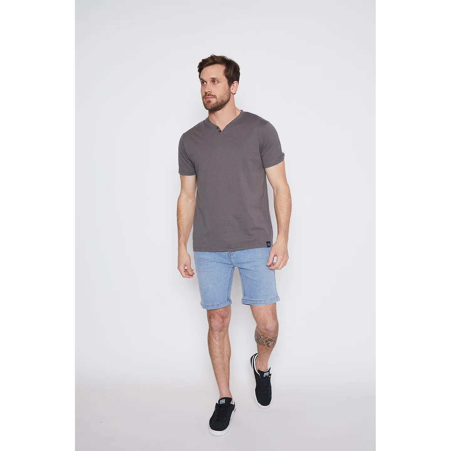 Polera Hombre Botones Acero Familyshop 2