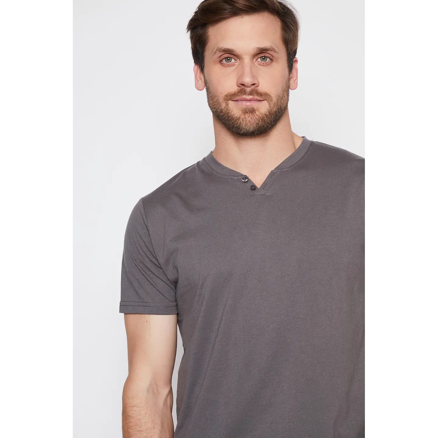 Polera Hombre Botones Acero Familyshop 4