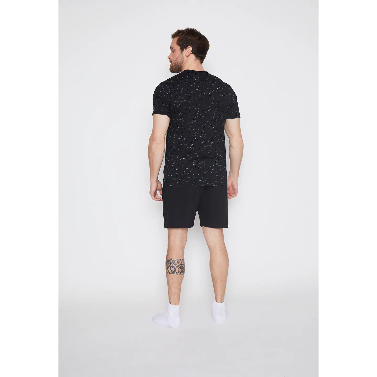 Pijama Corto Hombre Classic Gris Family Shop 4