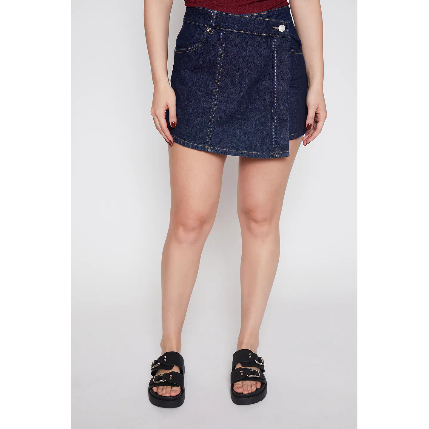 Faldas Mujer Skort Negro Familyshop 1