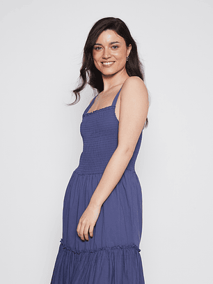 Vestido Mujer Pabilo Azul Familyshop