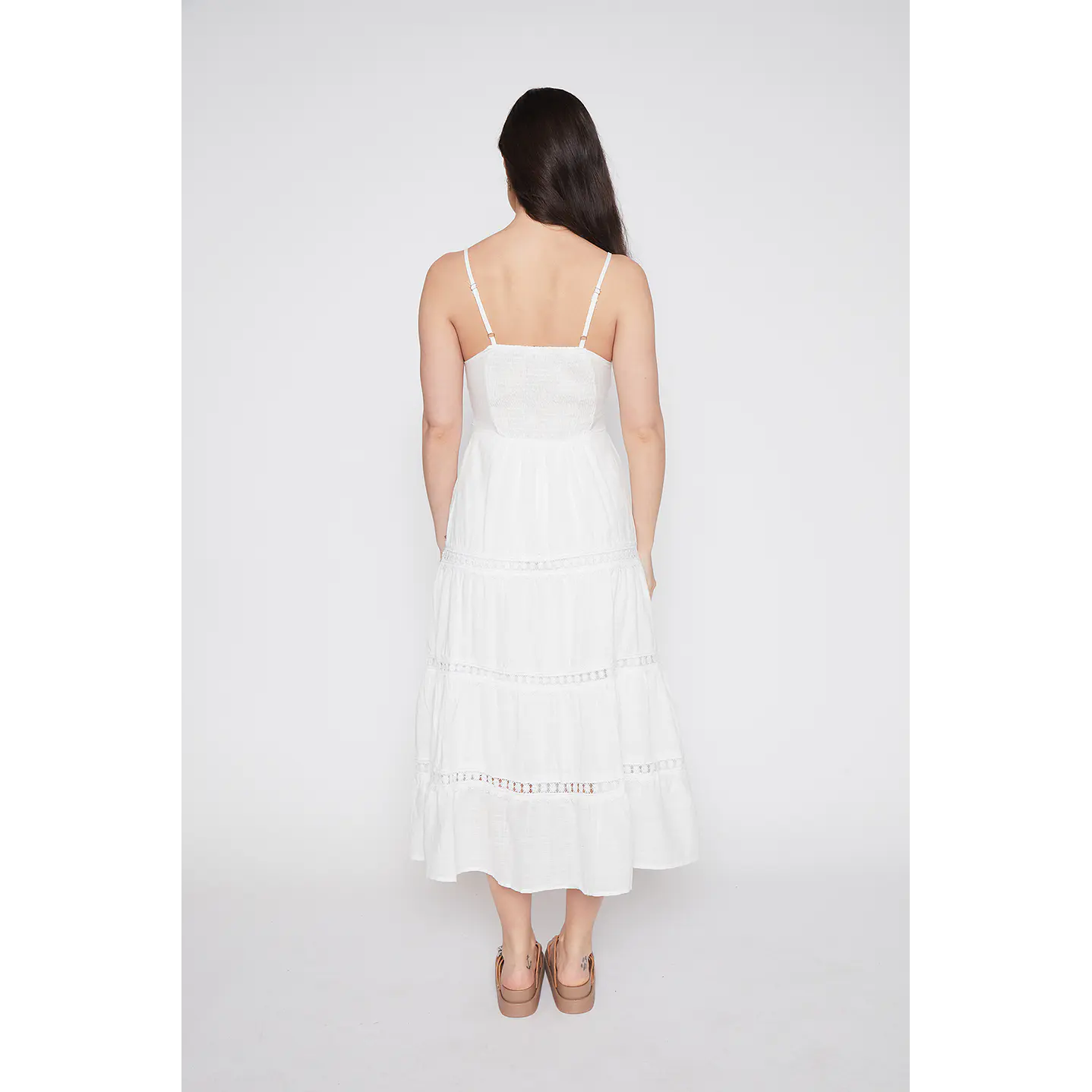 Vestido Mujer Largo Blanco Familyshop 3