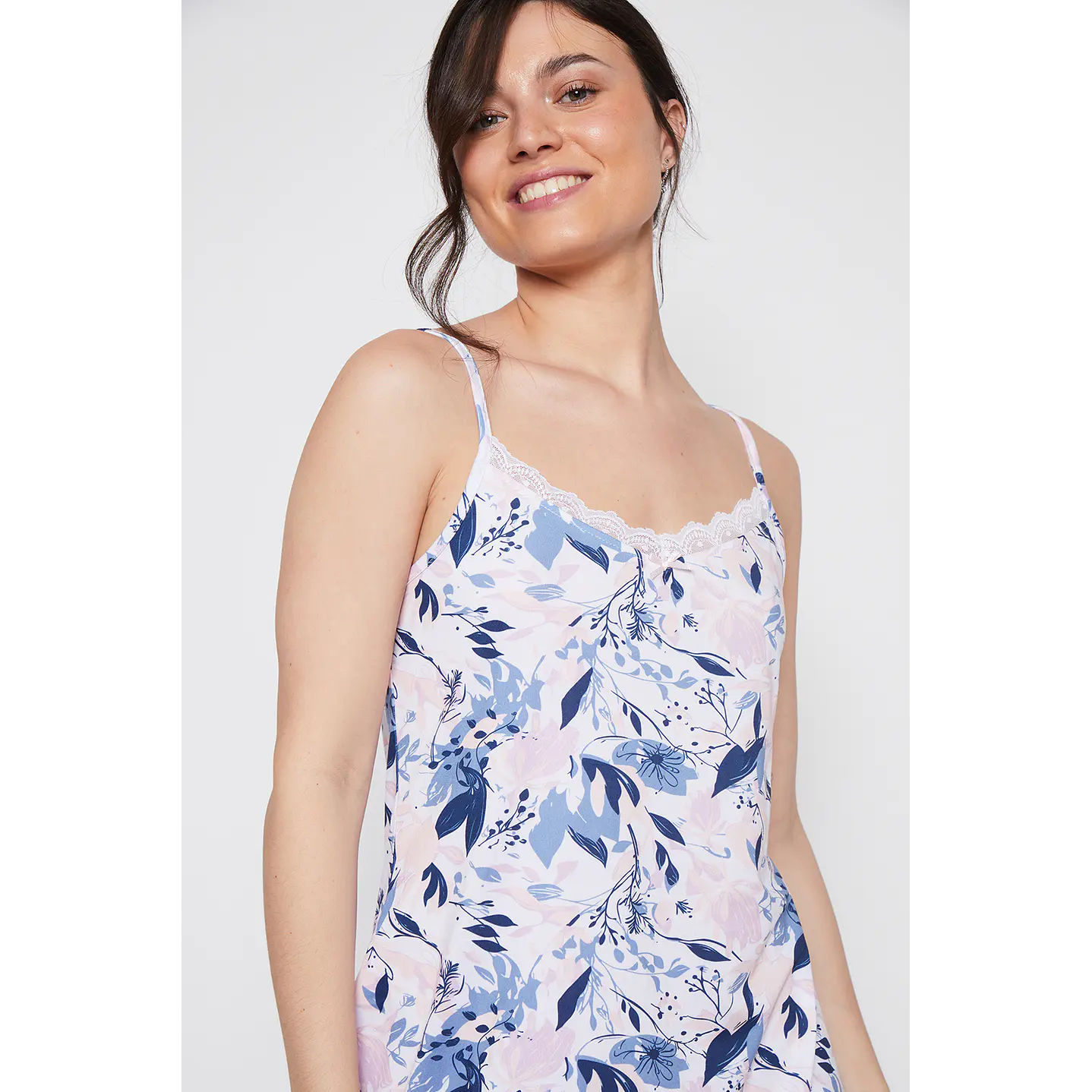 Pijama Encaje Pabilo Mujer Rosado Familyshop 4