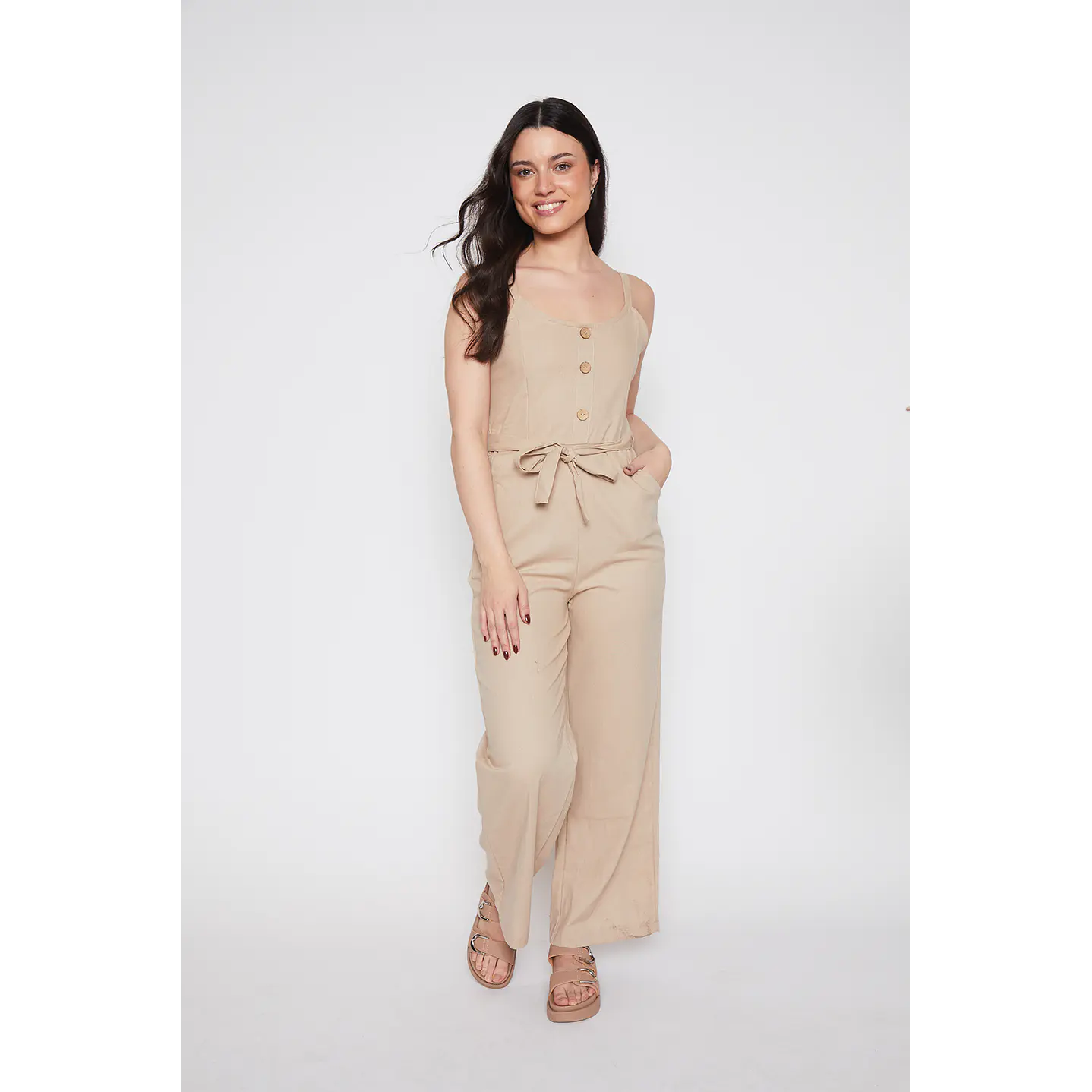 Enterito Mujer Largo Beige Familyshop 1