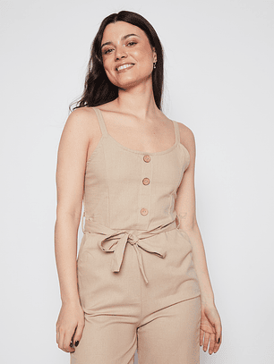Enterito Mujer Largo Beige Familyshop