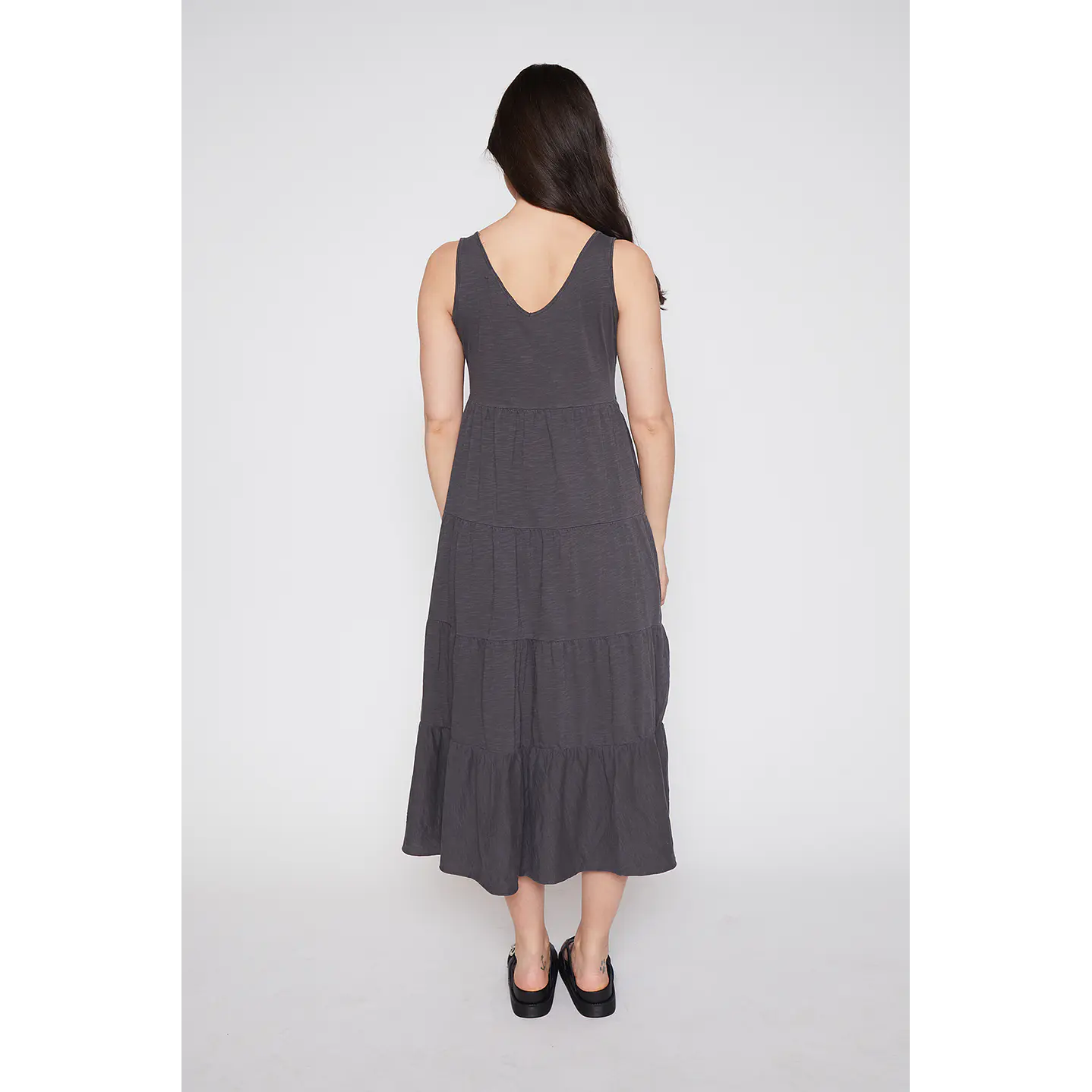 Vestido Mujer Sin Mangas Gris Familyshop 2