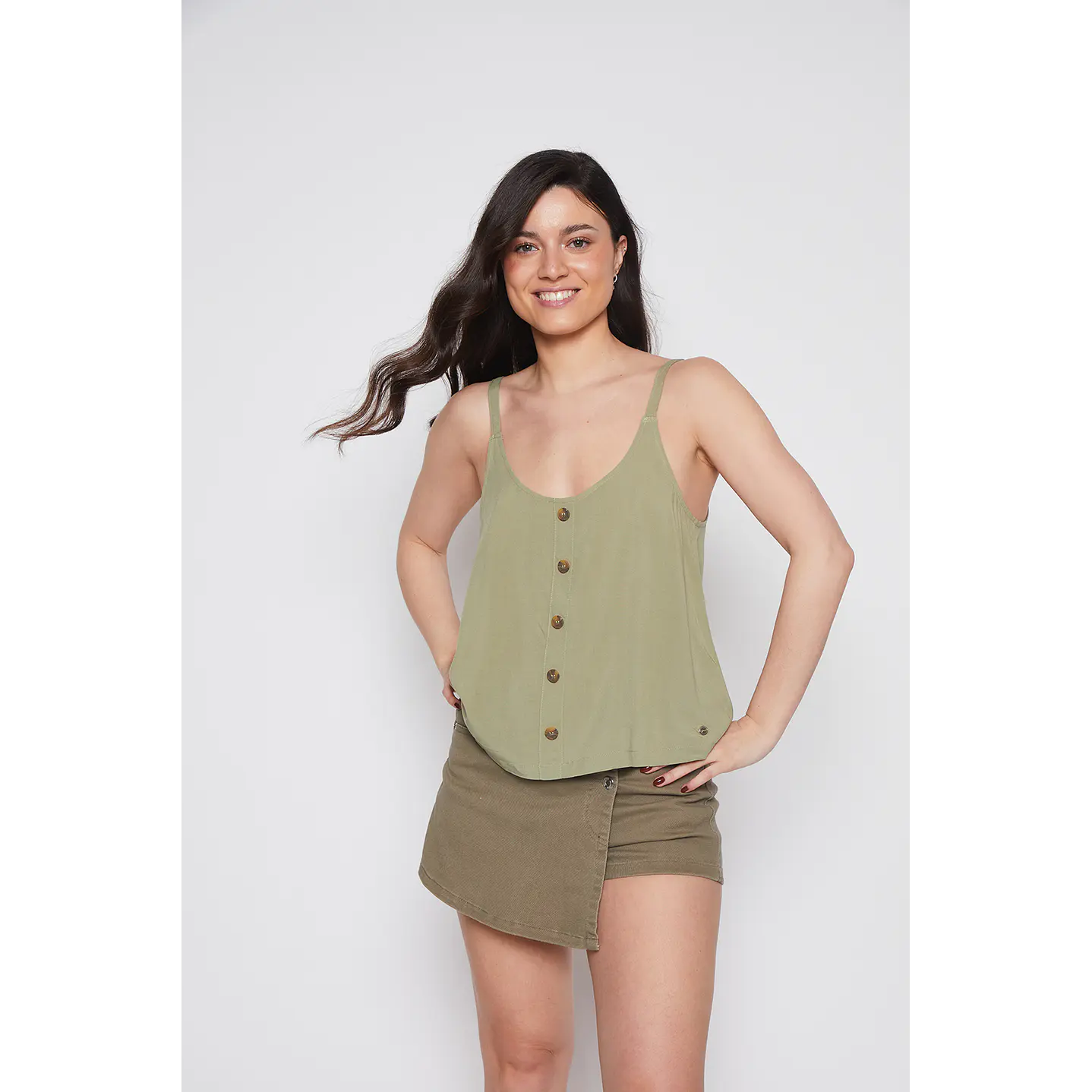 Polera Mujer Pabilo Verde Familyshop 1