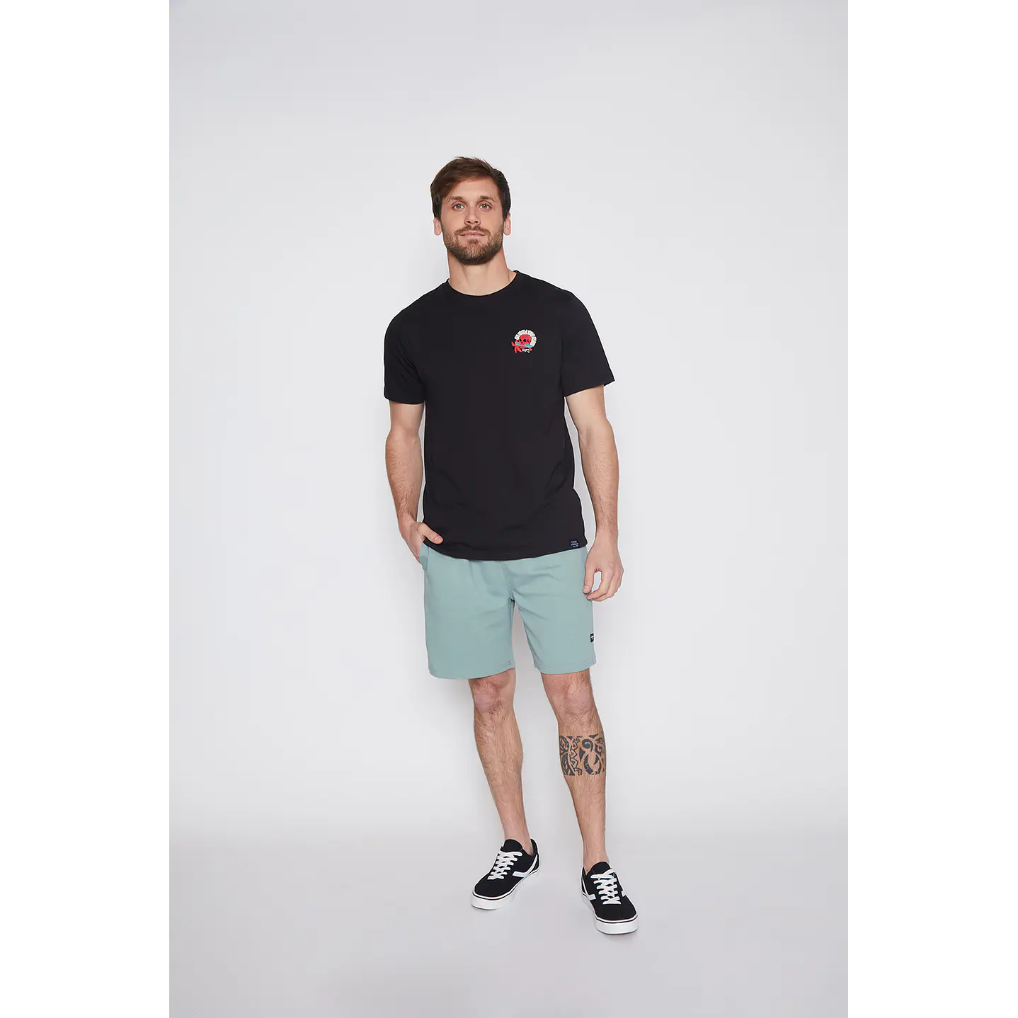Polera Hombre Calavera Negro Familyshop 2