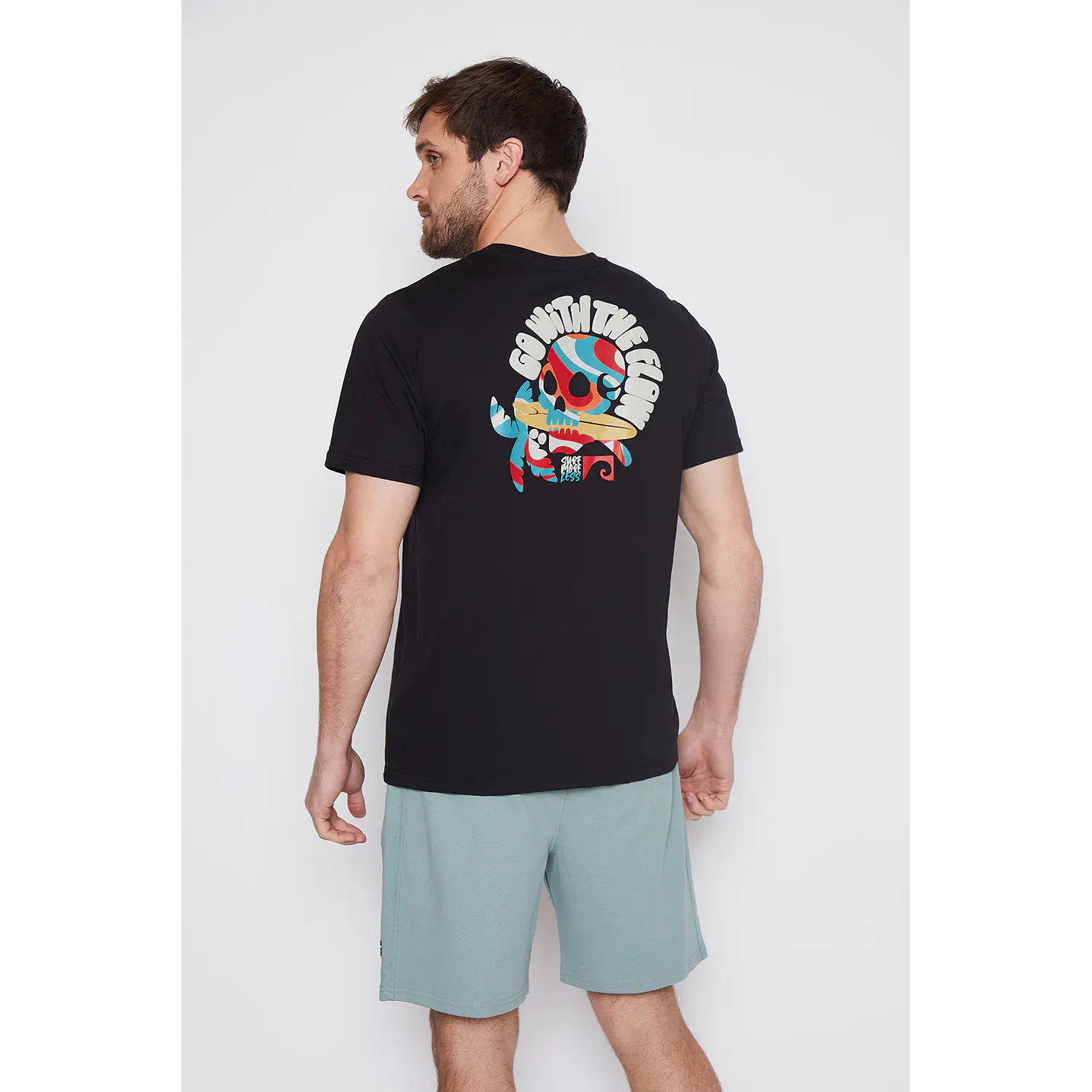 Polera Hombre Calavera Negro Familyshop 3