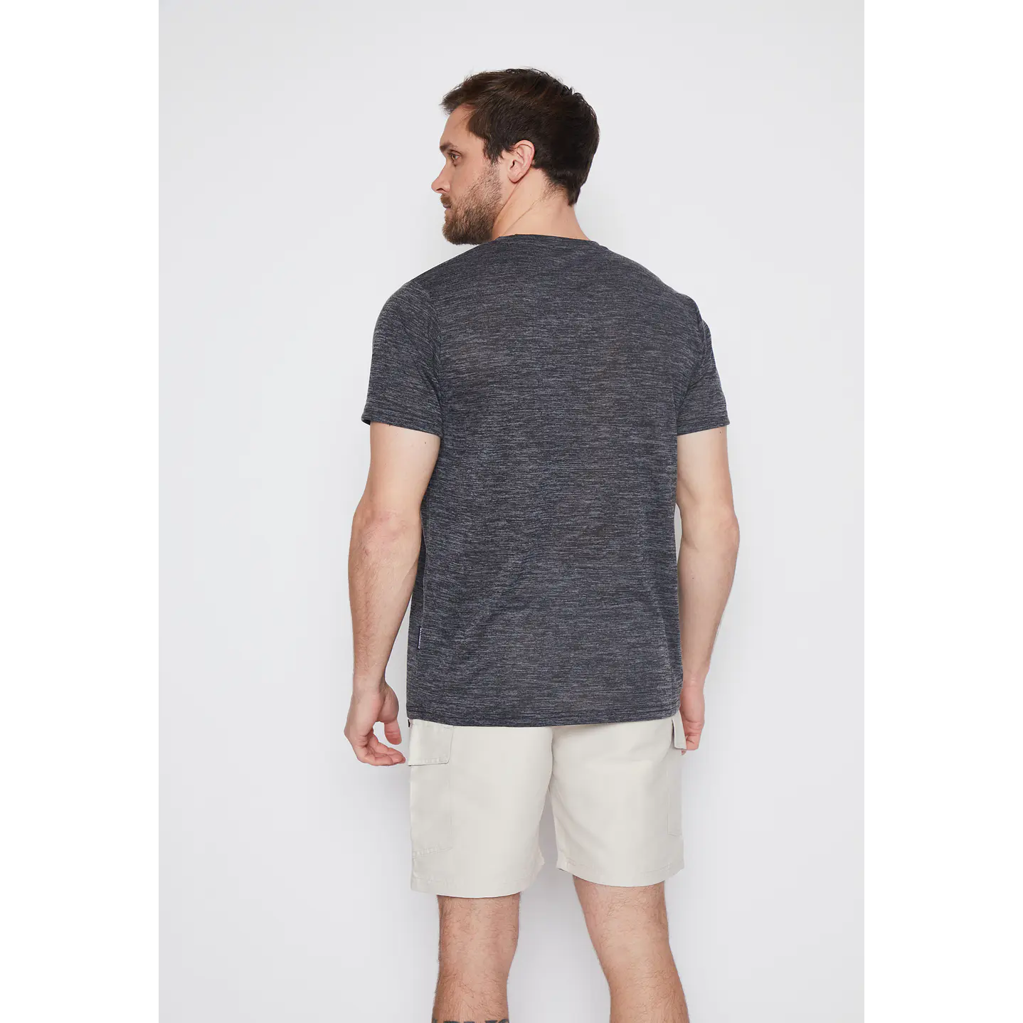 Polera Hombre Melange Gris Familyshop 3