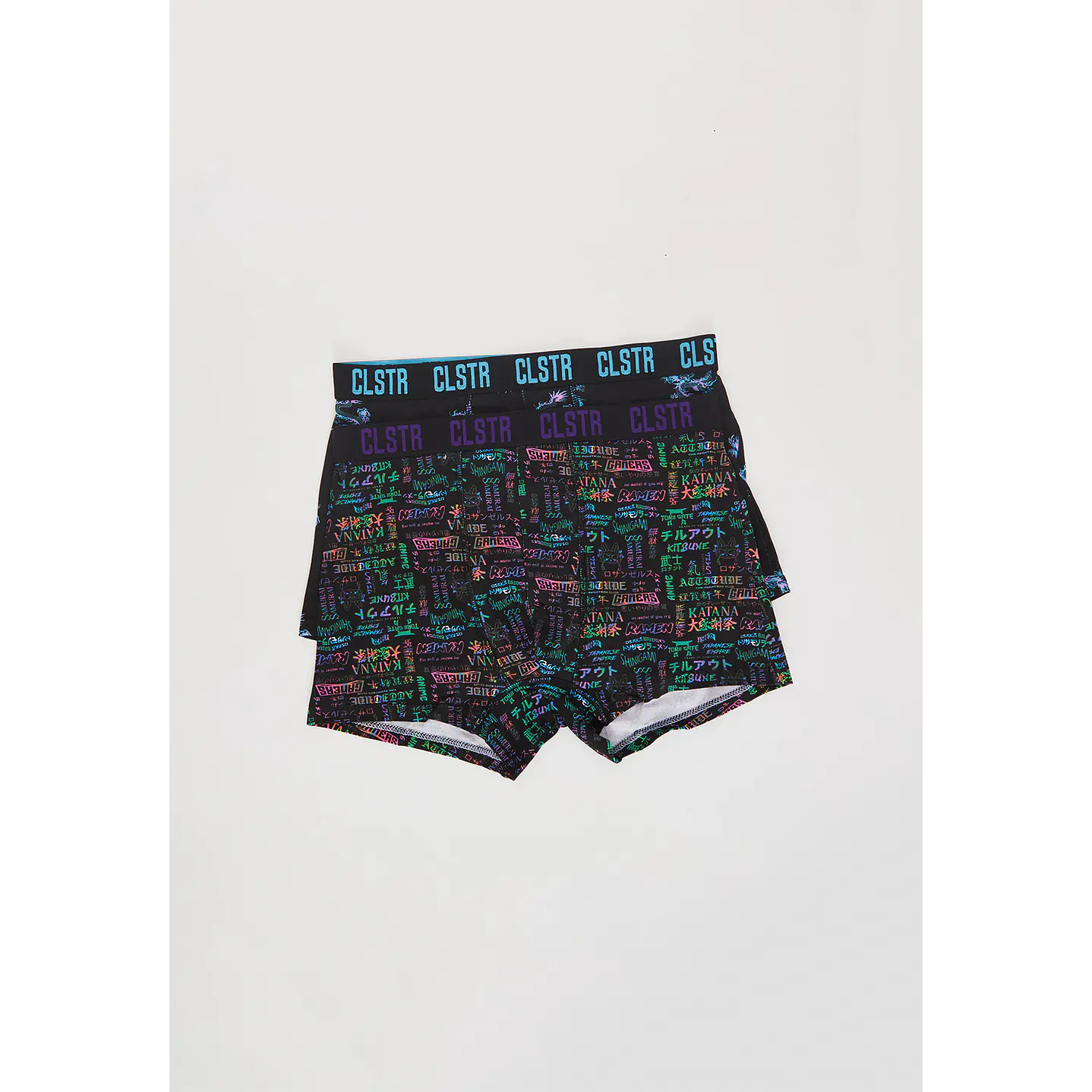 Bóxer Bipack Hombre Graffiti Negro Familyshop 1