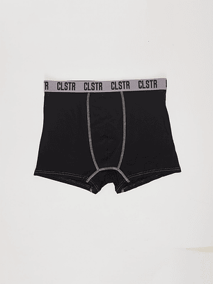 Bóxer Bipack Medio Hombre Liso Gris Familyshop