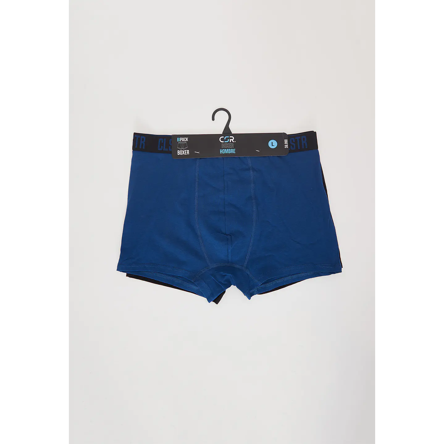 Bóxer Bipack Hombre Liso Azul Familyshop 3