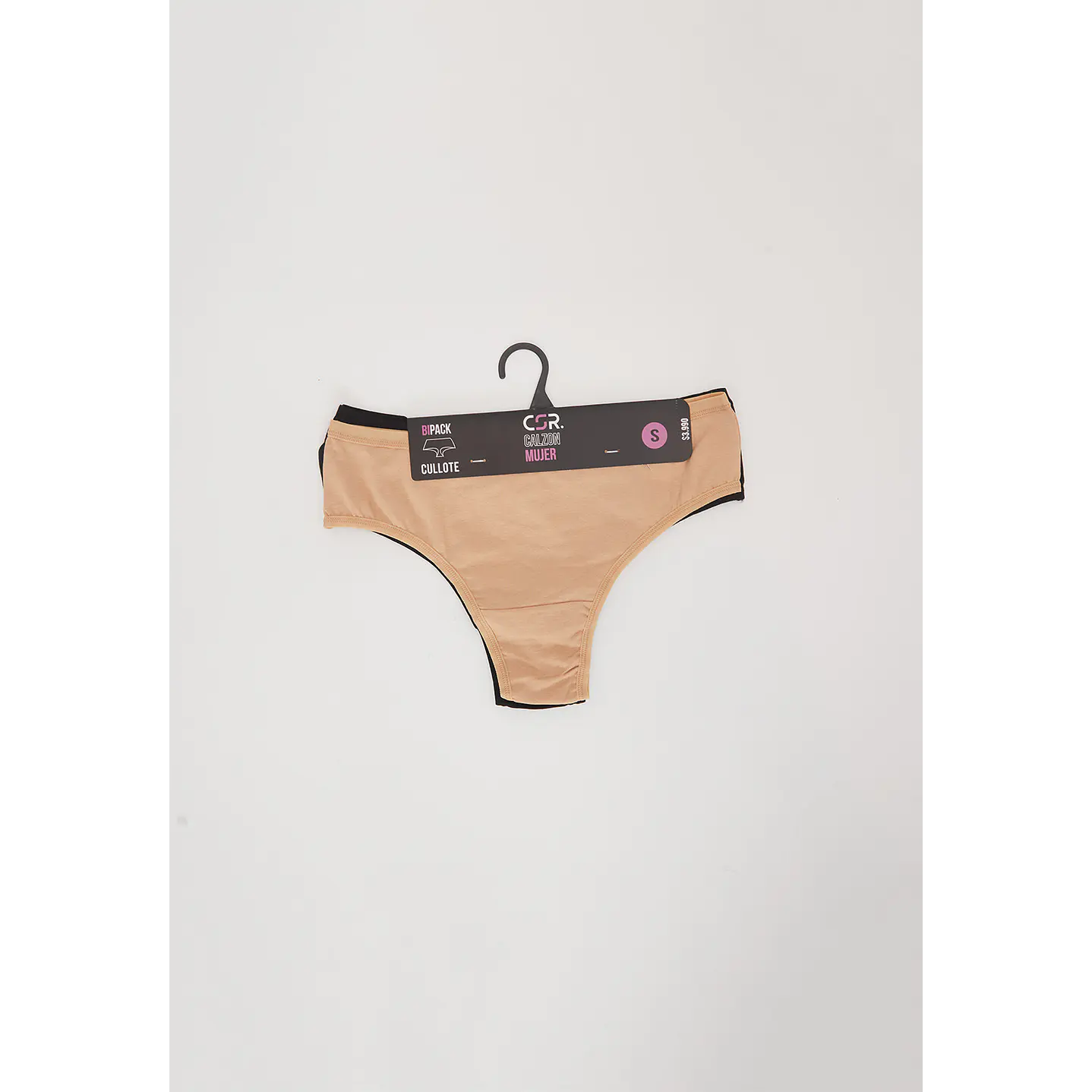 Calzón Bipack Cullote Liso Mujer Beige Familyshop 3