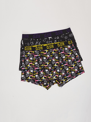 Bóxer Bipack Medio Lolo Negro Familyshop