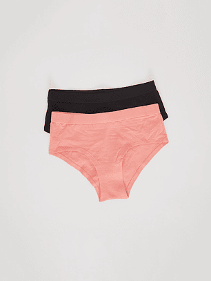 Calzón Bipack Pantaleta Lola Basic Naranjo Familyshop